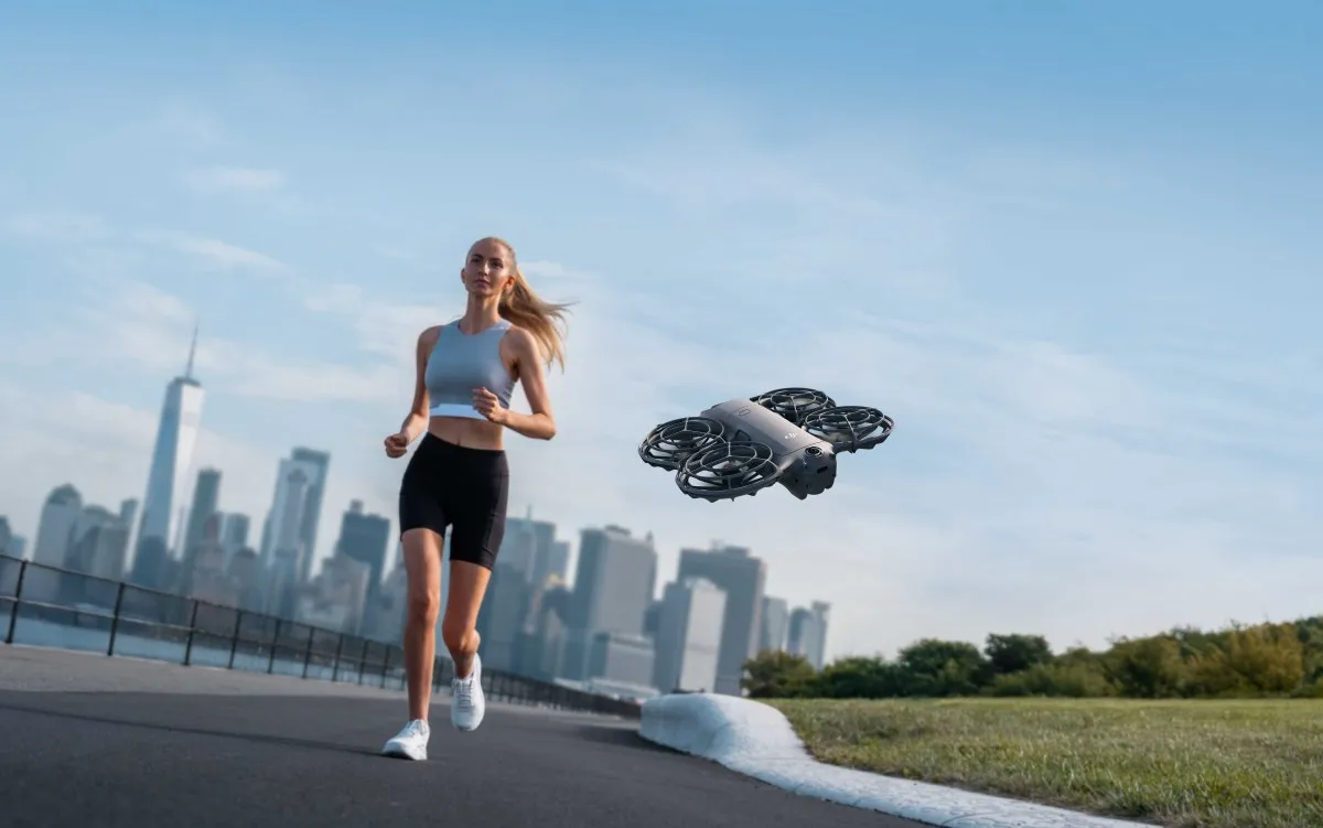 Drone en acción